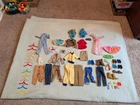 Vintage Barbie Ken More Doll Clothes Accessories Lot Few Black Labels *Read*