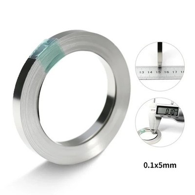 QHFlashbuy 0.15 * 8MM x 10M Nickel Streifen Nickelband Reines Nickel Platte
