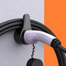 Type 2 EV Charger Plug Holder Wall Mount Bracket Socket Electric Car Charging