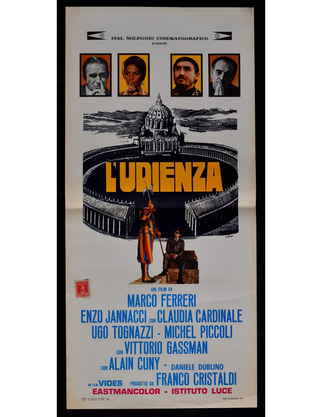 Locandina originale film L'udienza (1972) - Regia di Marco Ferreri