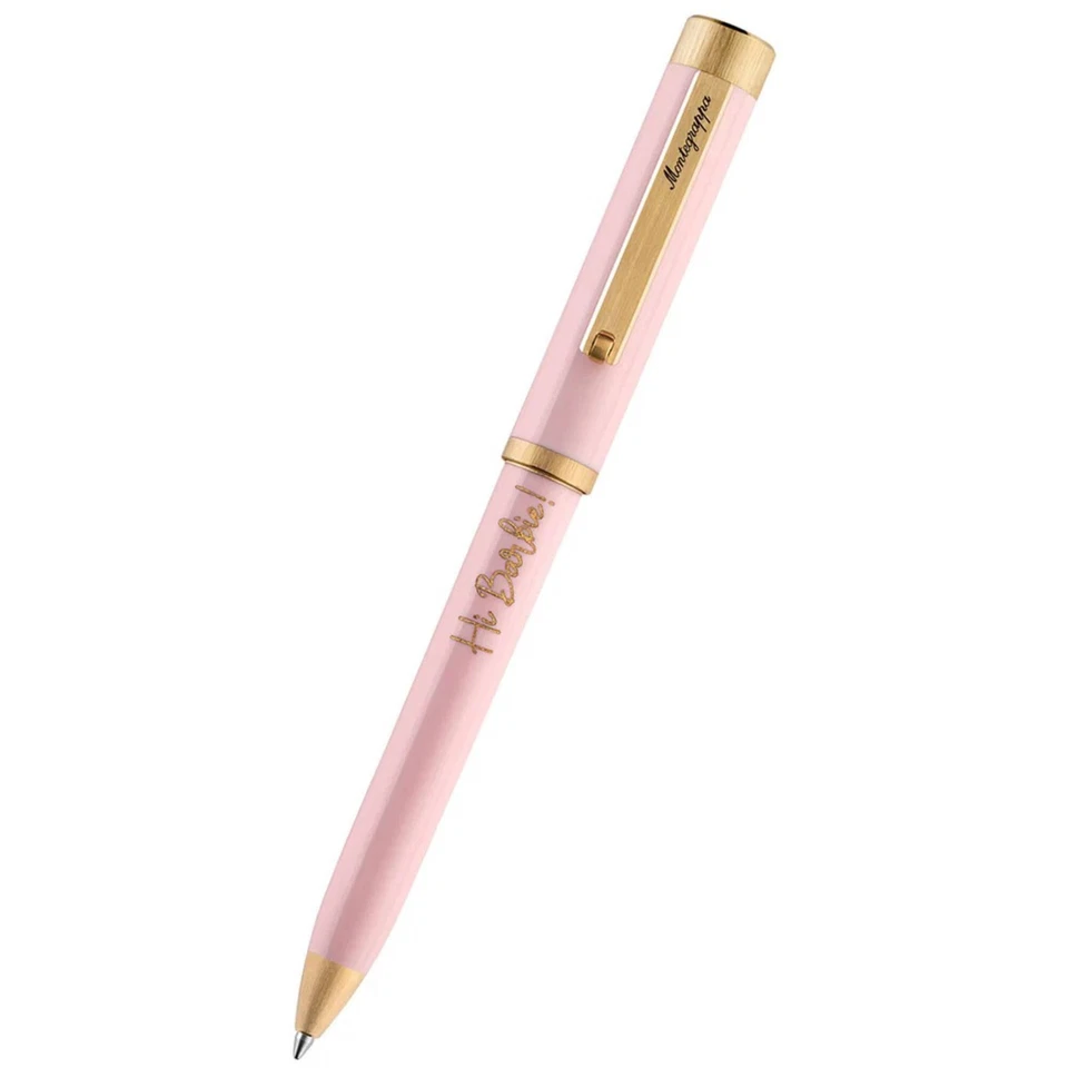 Шариковая ручка Montegrappa Barbie значок фильма пастельный розовый ствол ISZEBBAS_1