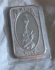New York City - 1 oz. .999 Silver Art Bar - by Mother-Lode-Mint
