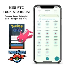 Tatsugiri (Droopy) x10 - Mini PTC 80k Stardust