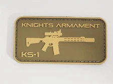 Knights Armament KS-1 PVC Hook and Loop Patch Military