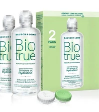 Bio True Multi-Purpose Solution, 10 FL OZ, 2 Pack