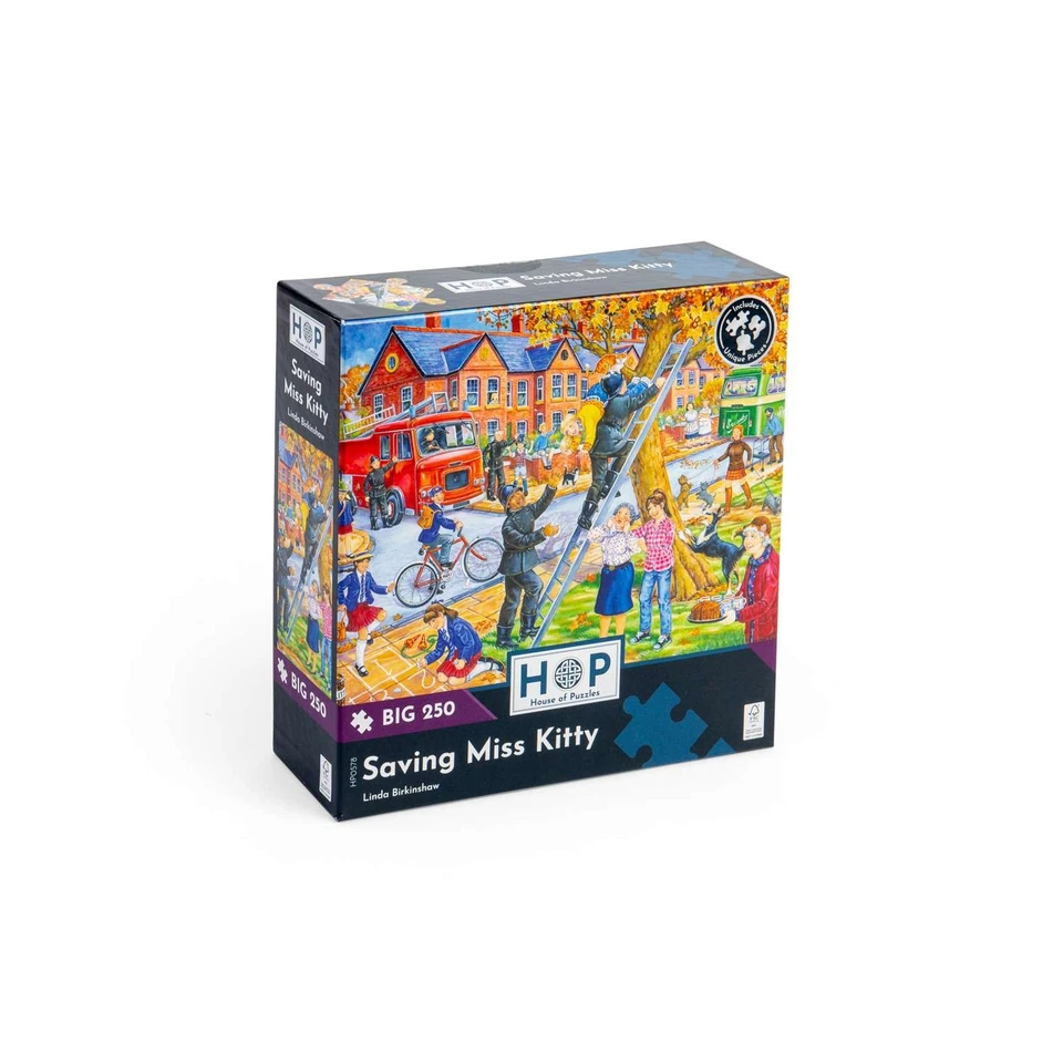 The House of Puzzles, Saving Miss Kitty, BIG 250 Piece Jigsaw Puzzle - Image 2 of 4