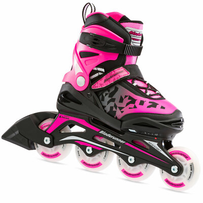 Bladerunner by Rollerblade Phoenix Flash G Kinder-Inline Skates LED Schwarz-Pink