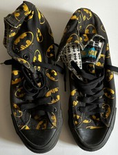 VINTAGE CONVERSE BATMAN 1989 CHUCK TAYLOR ALL STAR SHOES MADE IN USA SIZE 7.5