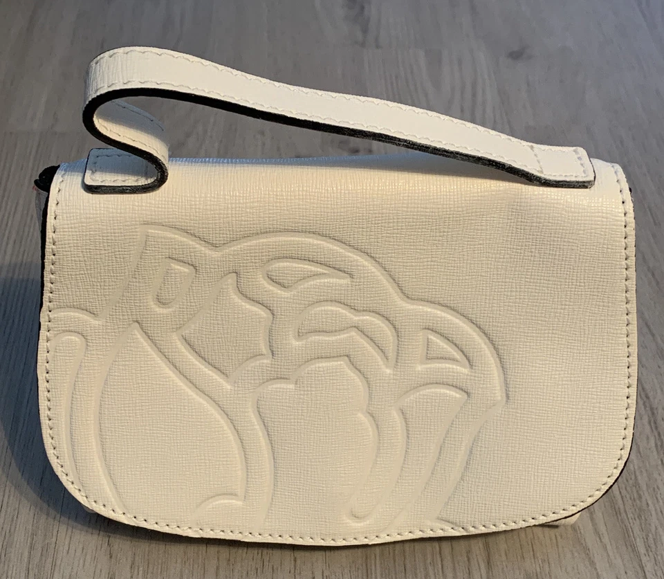 Bolso de Mano Braccialini Firenze *Cuero Blanco Rosa* Foto 2 de 4