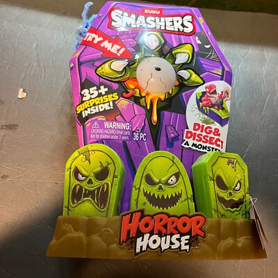 Smashers Mega Horror House by ZURU Interactive Toy Blue Spider