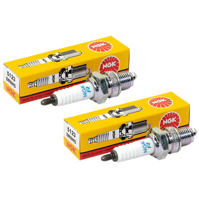 Zündkerze NGK DR8HS 5123 Set 2 Stück für Honda CB 125 K CB125 K Bj 1972-1975