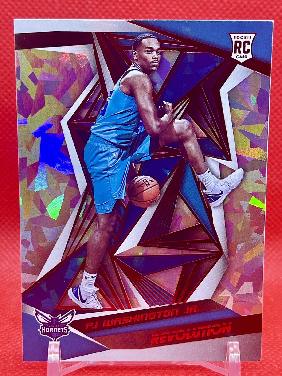 PJ Washington Jr. 2019-20 Panini Revolution Chinese New Year #111 RC Hornets 🔥