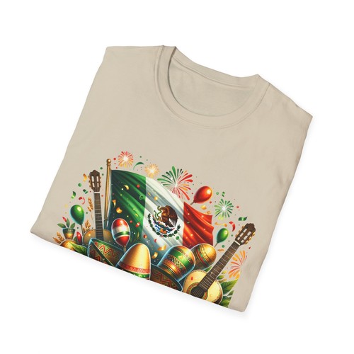 Fiesta Vibes Unisex T-Shirt, Fun Celebration Tee, Mexican Heritage Shirt, - Picture 17 of 25