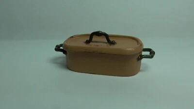Dolls House Accessories 1/12th scale FISH POACHER/GOLD AN1364GD - Image 1 of 3