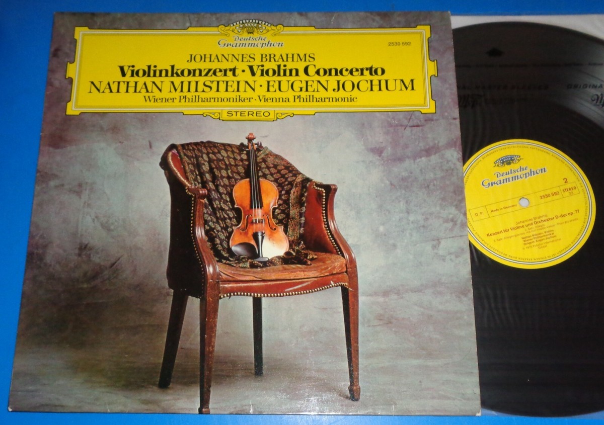 Demain ドマン　バイオリン Nathan Milstein/Eugen Jochum BRAHMS Violin Concerto - DG 2530 592