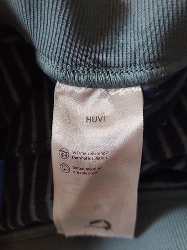Finkid Huvi Ringel Winter Leggings lang blau hellblau Gr. 130 140 (9 - 10 Jahre) - Bild 13 von 13