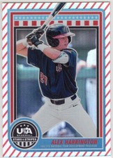 2025 USA Stars & Stripes #150 Stripes Alex Harrington