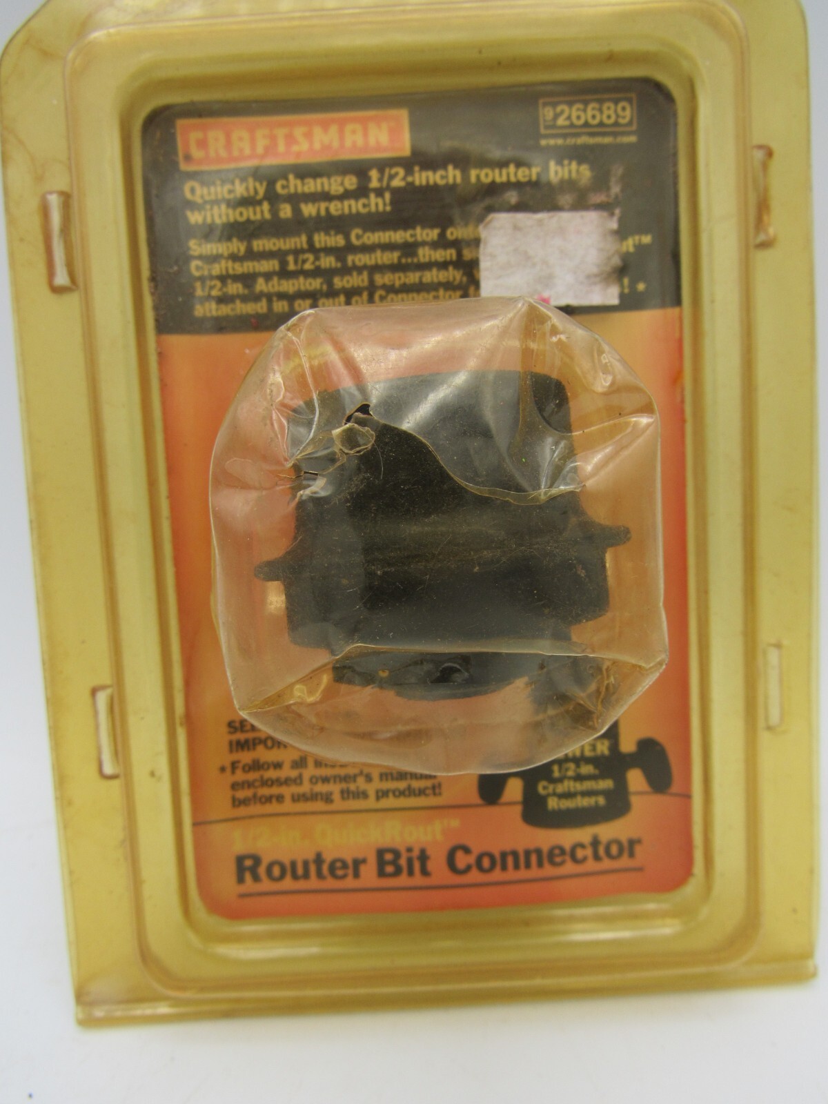 Lot (4) CRAFTSMAN 1/2" Quick ROUT Router BIT Connectors for OLD and NEW