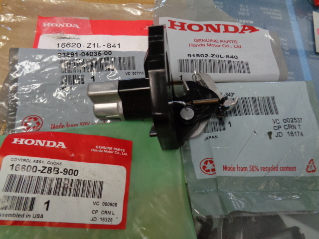 16600-Z0L-840 GENUINE CHOKE PLATE THERMO WAX CHOKE ASSEMBLY GCV160