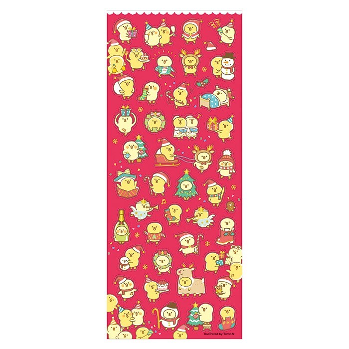 Journal Supplies MIND WAVE Winter Selection Chickpea Christmas Sticker 1 sheet-image