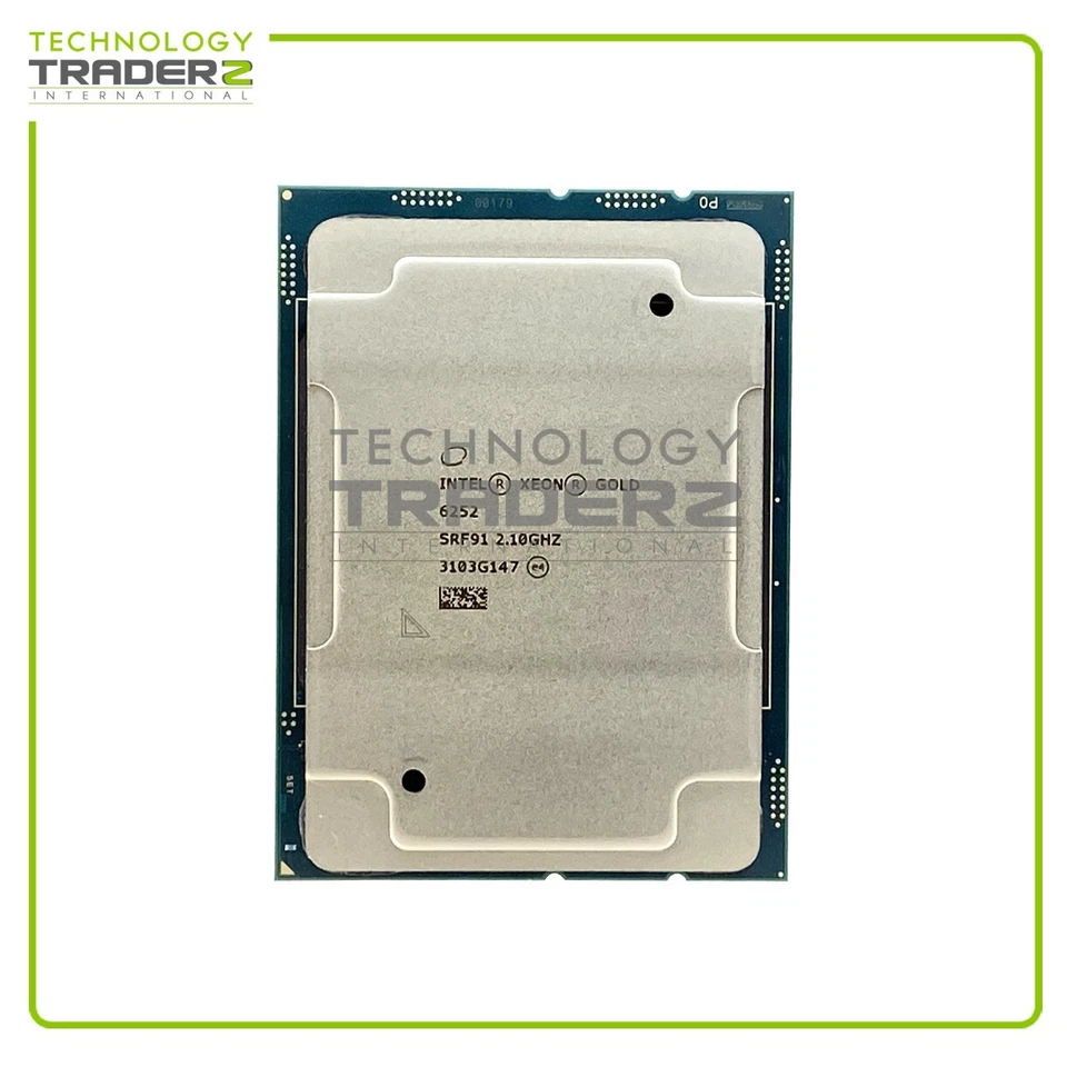 Procesador SRF91 Intel Xeon Gold 6252 24 Núcleos 2.10GHz 35.75MB 150W FCLGA3647 - Imagen 1 de 1