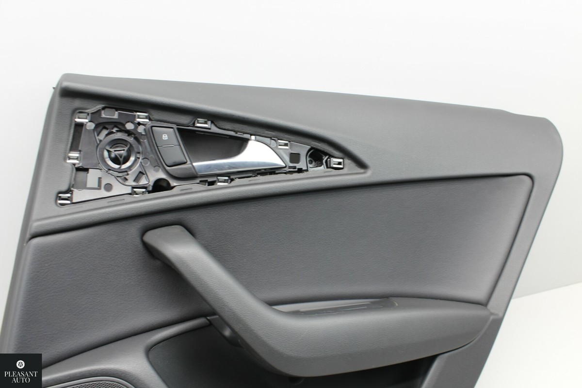 2012-2017 Audi A6 Right Rear Interior Door Panel OEM BLACK N1F/FZ