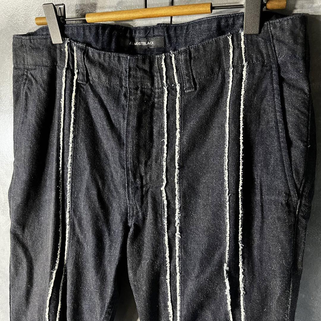 Almostblack Woven Coating Denim Setup, Dark Indigo, Size L Almostblack Woven Coating Denim Setup, Dark Indigo, Size L