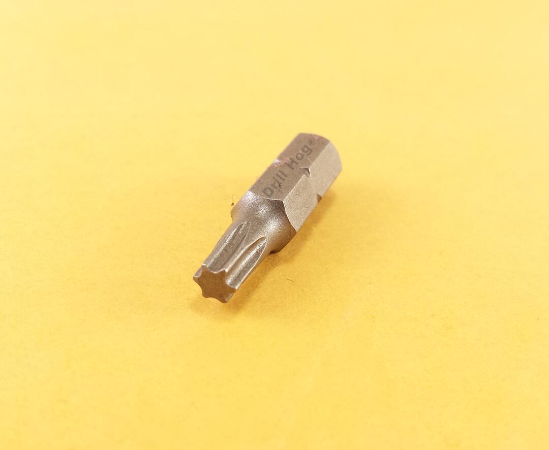 T-20 Torx Bits 5 Pack Drill Hog T-20 Torx Bits - 5-Piece Star Bit Insert Set With Lifetime Warranty T20 Bit - Foto 3