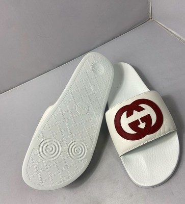 Gucci Pursuit GG Logo Slide Sandals Size 11 | eBay display picture 1