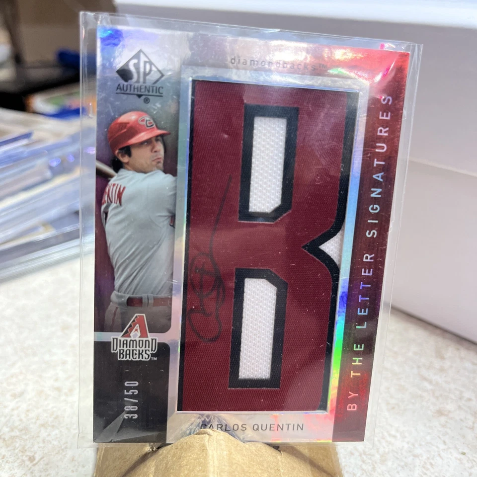 2007 SP Authentic Carlos Quentin Auto By the Letter Signatures Card /50 “B” - Image 3 of 3