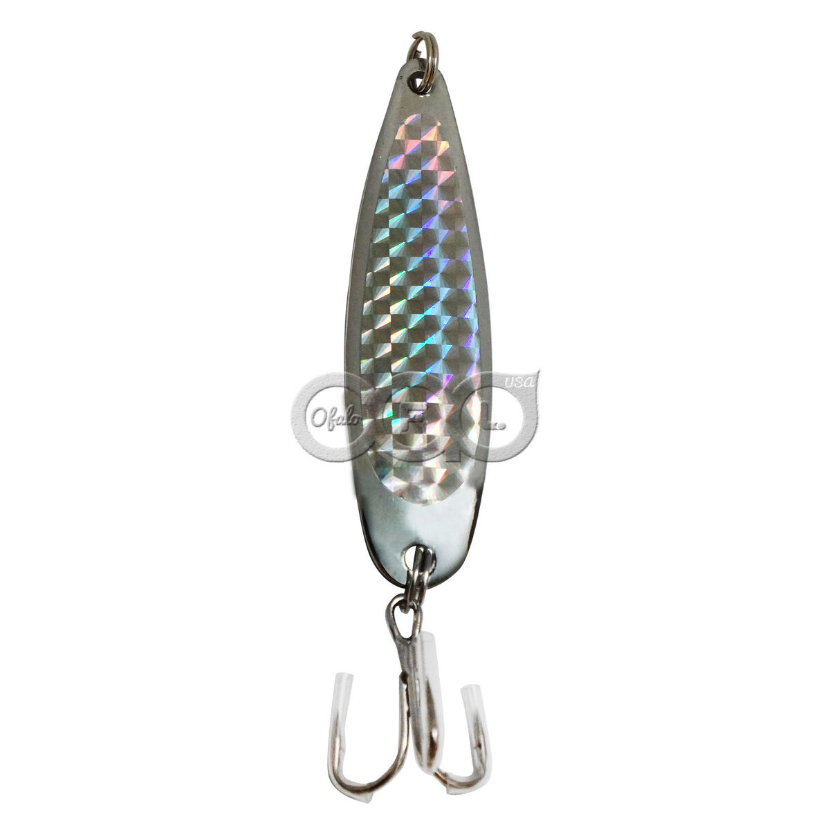 Fishing Spoons Silver Chrome Fish Jigs Casting Lures 1oz 2oz 3oz 5oz 7oz  9oz lot