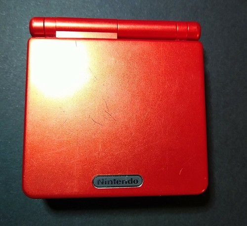 Nintendo Game Boy Advance SP Handheld System - Flame Red for sale ...