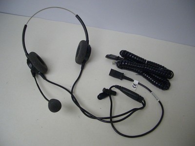 Plantronics P61N-U10P Supra Binaural Over-The-Head Headset for Avaya Nortel NEC