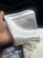 Mulberry Silk Pillowcase 22 Momme 100 Pure Mulberry Silk. White Queen Size