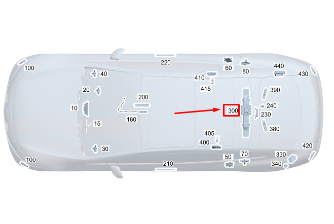 Neu MERCEDES-BENZ EQS V297 Dachrahmenantenne hinten A2239051509 Original