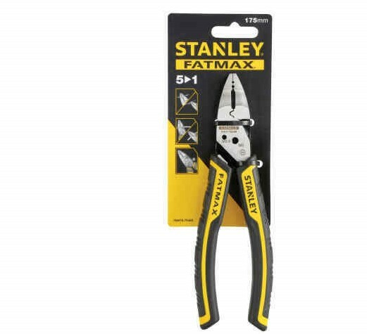 Stanley FatMax 5-in-1 Diagonal Side Wire Cutting Strip Pliers 175mm (7in) 075468