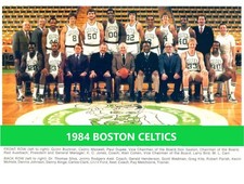 1984 BOSTON CELTICS 8X10 TEAM PHOTO BASKETBALL PICTURE NBA
