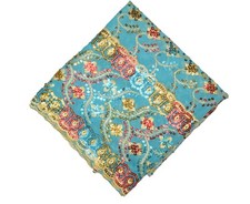 Indian Vintage Georgette Dupatta Full Hand Embroidery Scarf Veil Stole Hijab L"