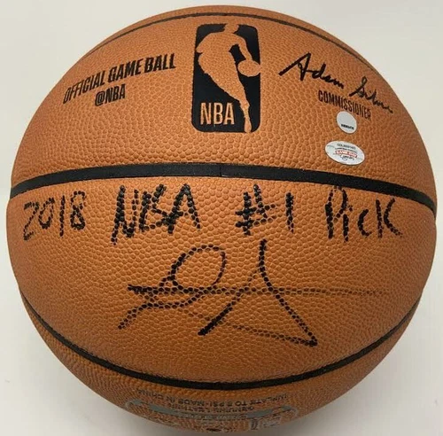 DEANDRE AYTON Autographed 2018 NBA #1 Pick Authentic Basketball GDL LE 1/22