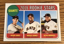Jones/Gomez/Moronta 2018 Topps Heritage Rookie Stars Giants  #16   *5670*