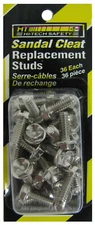HT Sandal Cleat Replacement Studs, Pack of 36, (for Model #SLC-1,2 or 3) #SSR-36