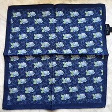 Ted Baker 100 Wool Pocket Square Handkerchief Made In Italy
