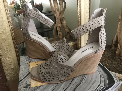 grey suede wedge sandals