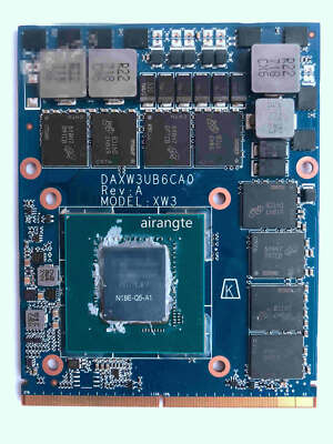 For HP ZBOOK 17 G5 QUADRO P5200 16GB GDDR5 TYPE B VIDEO GPU CARD N18E-Q5-A1