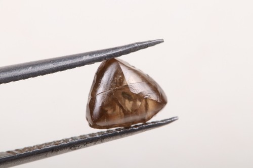 1.89Cts Natural Clear Brown Raw Diamond 7.18mm Loose Rough Uncut Diamond CP27