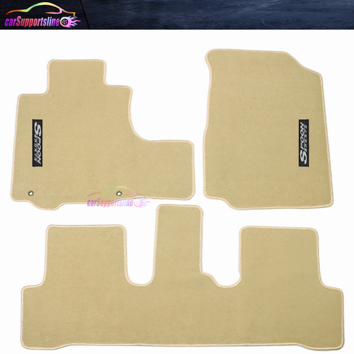 For 0711 Honda CRV Beige Nylon Floor Mats Carpet 4pcs Non Slip w
