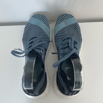 adidas gazelle silver green womens Adidas x Parley Unisex Ultraboost 21 Orbit Grey / Chalky Brown / Almost  Lime Running Shoes main image 0