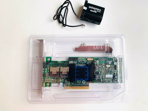 ASR-6805T ADAPTEC 512MB SAS 6Gb/s 8I-PORT RAID CONTROLLER W/BATTERY BOTH BRACKET - Picture 3 of 4