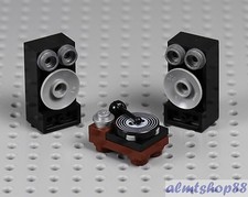 LEGO - Turntable w/ Stereo Speakers Vinyl Album Rock Star Band Music Minifigure