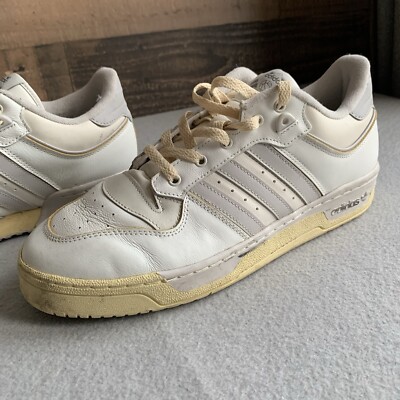 Adidas 2022 Men's ORIGINALS RIVALRY LOW 86 Off White /Grey Shoes Size 12